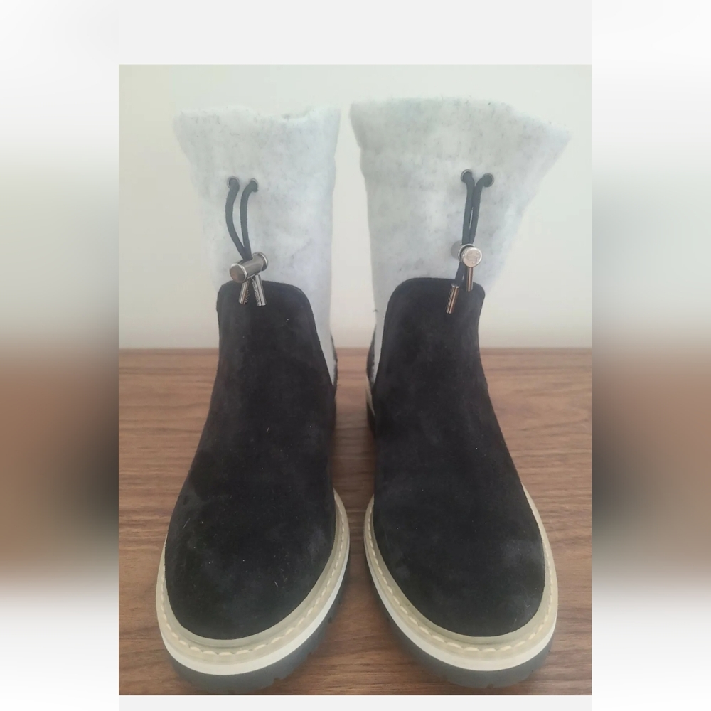 Jimmy Choo Boots Black Gray Size 7